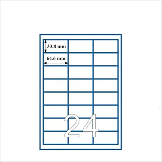 Etiquetas Pelikan 64.6 x 33.8 mm